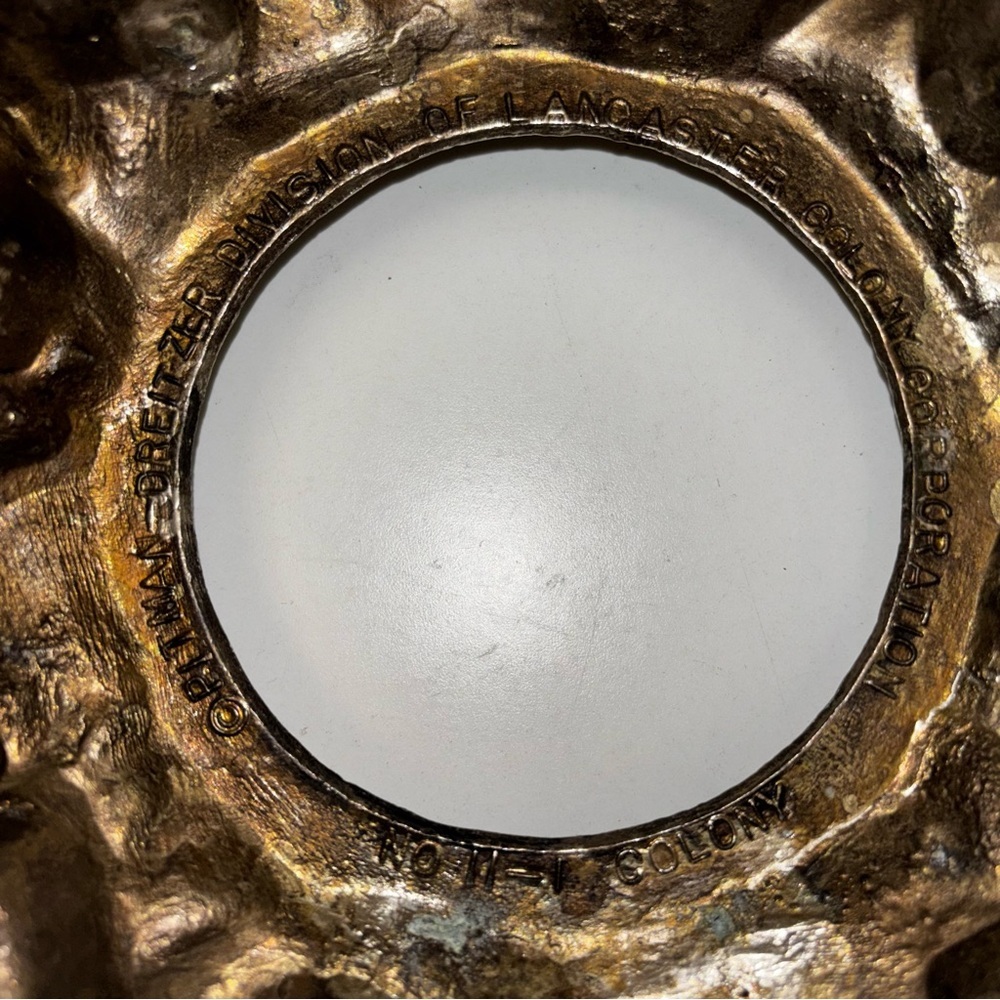 Pitman-Dreitzer vintage ornate metal silver tone punch bowl stand - Picture 6 of 7